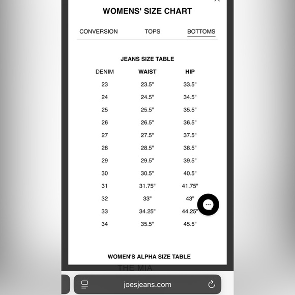 NWT Size 33 -JOE'S THE MIA HIGH RISE WIDE LEG ANKLE VEGAN LEATHER (US$ 198) - Picture 14 of 16